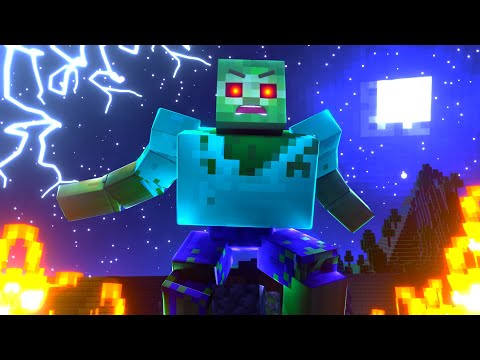 ZomBo - The minecraft life | Zombie-Hulk | VERY SAD STORY 😥 | Minecraft animation