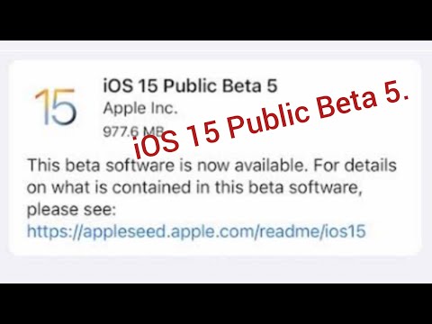 iOS 15 beta 5 Released;How to  Download & install iOS 15 beta 5,