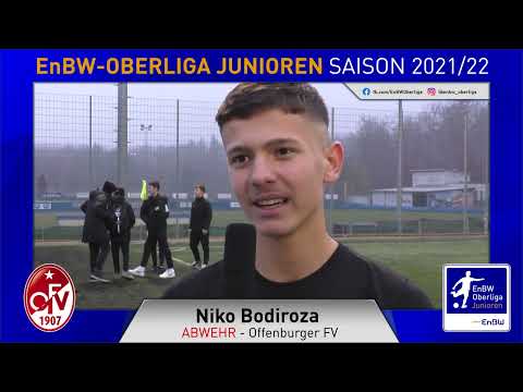EnBW-Oberliga - Offenburger FV - B-Junioren 21/22 - Niko Bodiroza
