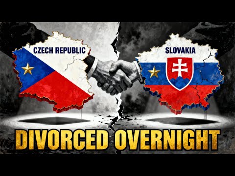 Почему Чехословакия разделилась на два государства | Исторический документальный фильм