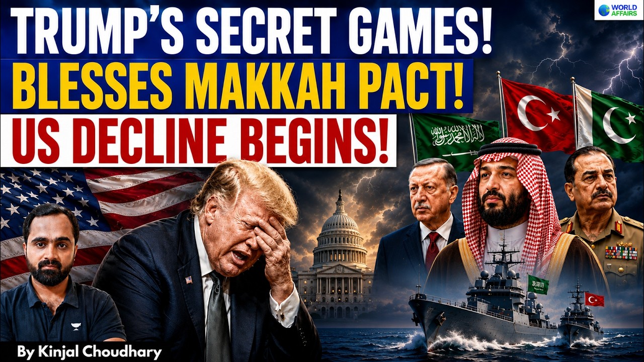 Trump Hails Makkah Pact - Why Celebrate US Superpower Decline? Secret Anti-India Game? | Kinjal