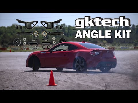 GKTech V1 Bolt On Angle Kit On A Stock BRZ/FRS (unboxing/install)