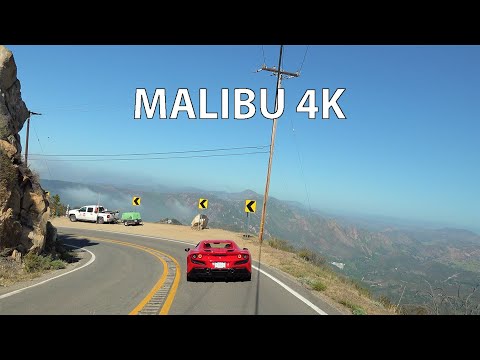 Malibu 4K - Mountains & Canyons - Scenic Drive