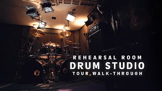 Download lagu Drum Studio Tour I Rehearsal room converted drum studio for recording, Youtube. mp3