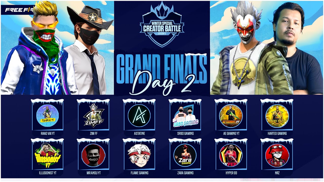 [🔴LIVE] GRAND FINALE SPECIAL CREATOR BATTLE SEASON -5 DAY - 2 PRESENTED BY ZIM FF & ADNAN CHOWDHURY