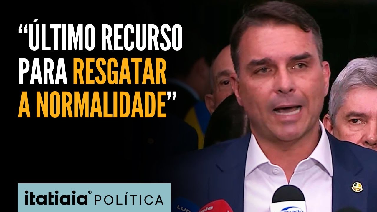 FLÁVIO BOLSONARO AFIRMA QUE PEDIDO DE IMPEACHMENT DE MORAES ESTÁ 'BEM FUNDAMENTADO'