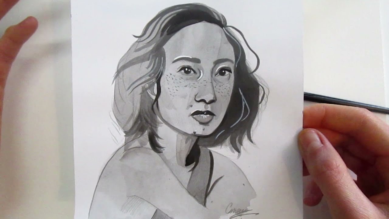 Watch Aquarelle Noir Et Blanc Now PRÉSENTATION MATÉRIEL : PEINDRE EN NOIR ET BLANC À L'AQUARELLE