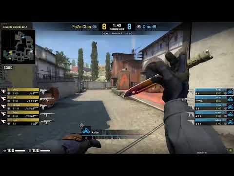 Pov csgo demo Ax1Le (34/18) Cloud9 vs FaZe - Inferno (IEM Dallas 03/06/2022)