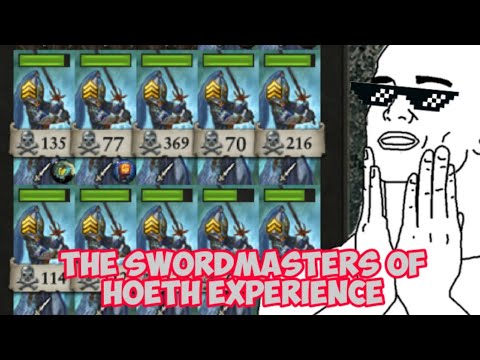 The Swordmasters Of Hoeth Experience!