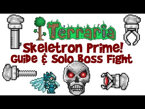Skeletron Prime Guide & SOLO Boss Fight! (Terraria 1.3 Let's Play PC)