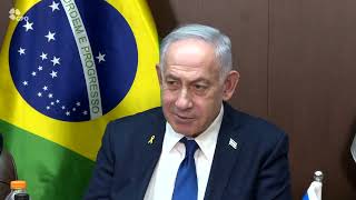 ראש הממשלה נתניהו נפגש עם יו״ר המפלגה הפרוגרסיבית בברזיל (עדכוני משרד ראש הממשלה) - התמונה מוצגת ישירות מתוך אתר האינטרנט יוטיוב. זכויות היוצרים בתמונה שייכות ליוצרה. קישור קרדיט למקור התוכן נמצא בתוך דף הסרטון