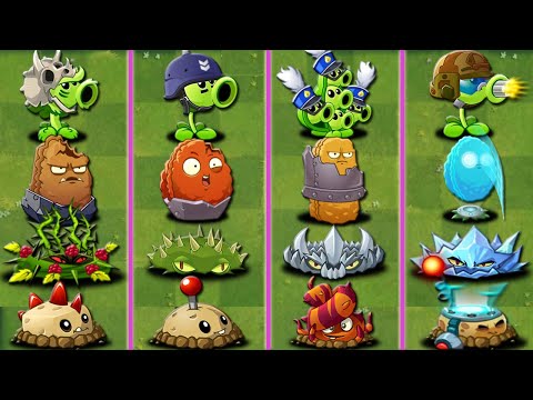 4 Team PRIMAL x CLASSIC x MODERN x FUTURE Battlez - Who Will Win? - PvZ 2 Team Plant vs Team Plant