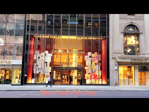 [4K] New York City - The best stops and shops along Fifth Avenue
