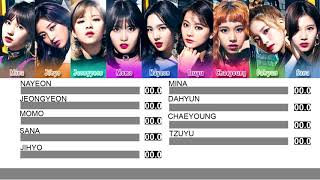 TWICE - BDZ (Bulldozer) (Line Distribution)