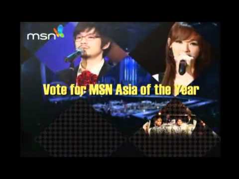 101209 Super Junior - 25th Golden Disk Award (MSN ASIA) Voting