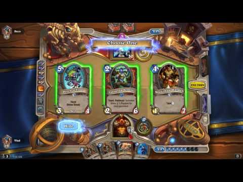 Hearthstone Un'Goro Quest Warrior vs. Secret Mage
