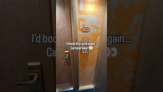 Carnival Valor Suite 7-251 Full Tour #cruisevlog #roomtour #shorts