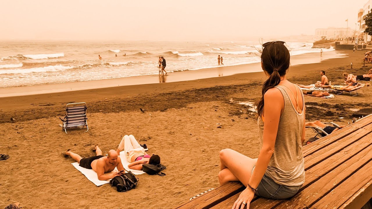 A HUGE SANDSTORM Has Taken Over the Canary Islands!! (MJ Sailing - Ep 148)