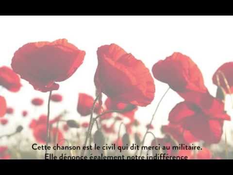 Le coquelicot oublié  - Les paroles