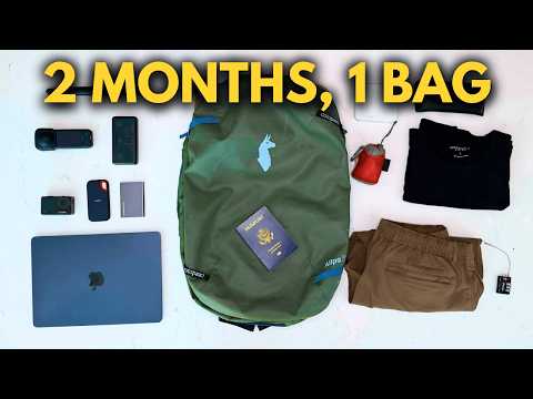 How I Travel With Just One Bag (Full Carry On Only Packing List)