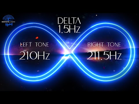 Tiefschlaf Frequenz 1,5 Hz Delta Wellen - Heilende Schlafmusik Binaural Beats