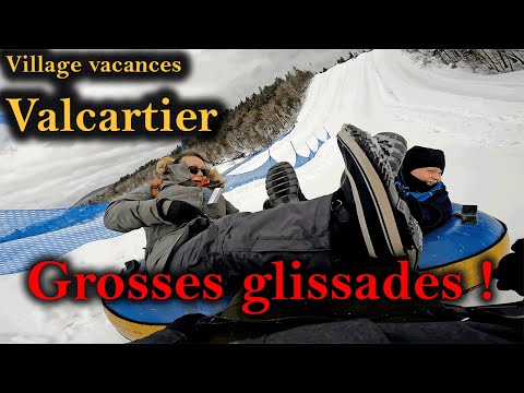 Glissades au village vacances Valcartier, on a vraiment eu peur !