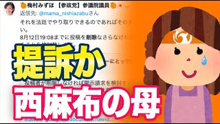 参政党の議員「西麻布の母を提訴か」ネット「これガレソまで出てきて宣伝になってる」