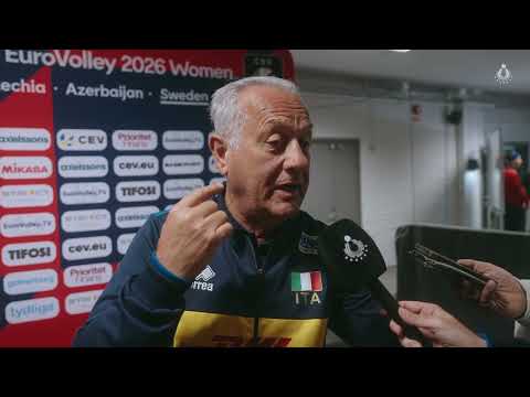 Europei Femminili: le parole del Ct Julio Velasco dopo il 3-0 alla Croazia