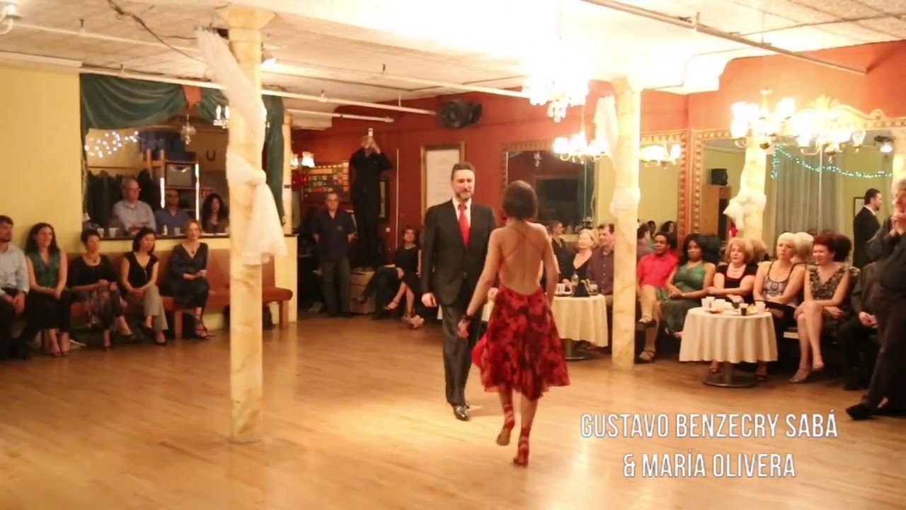 Gustavo Benzecry Sabá & Maria Olivera-Tango 1 -  Domingo Tango Club,  March 6, 2016