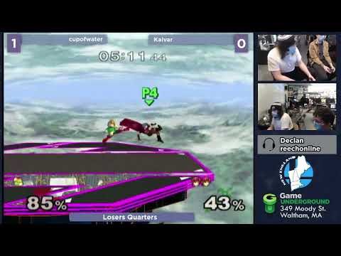 GUMI SSBM - cupofwater (Fox) vs. Kalvar (Marth) - Melee LQF