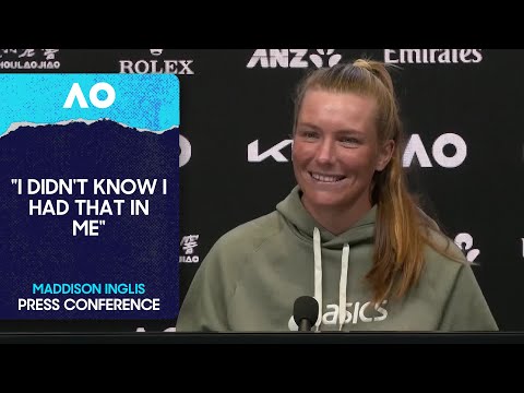 Maddison Inglis Press Conference | Australian Open 2026 Second Round