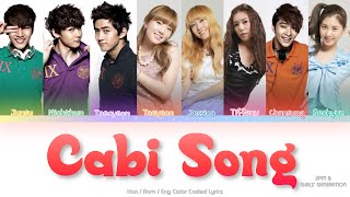 Girls’ Generation (소녀시대) &amp; 2PM Cabi Song Color Coded Lyrics (Han/Rom/Eng)