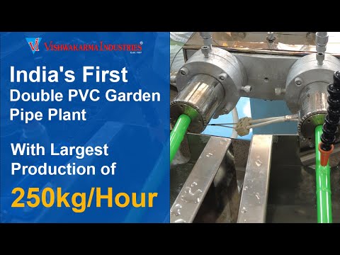 PVC Dual Garden Pipe Extrusion Line