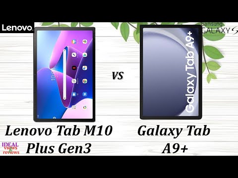 Lenovo Tab M10 Plus Gen3 Wifi and 4G vs Samsung Galaxy Tab A9 plus 5G // best tablet under 250