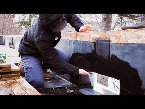 Part Two - Flat Roof Install - Scupper Flashing Install