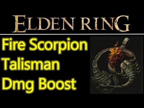 Elden Ring Fire Scorpion Charm location guide, flame damage boosting talisman
