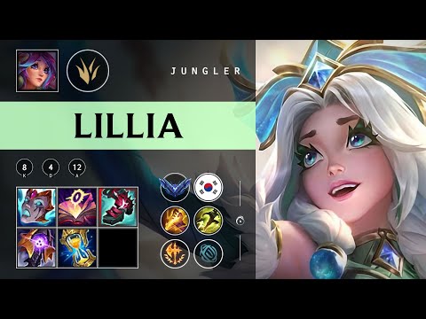 Lillia Jungle vs Nidalee - KR Diamond Patch 25.24