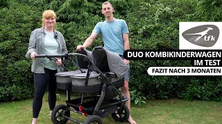 TFK Duo Kombikinderwagen im Test: Der Zwillingskinderwagen für Sportliche? | Fazit nach 3 Monaten