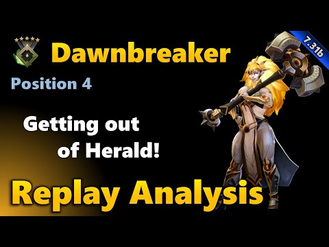 Replay Analysis: Dawnbreaker 4 Support - Herald 5 | Dota 2 7.31d