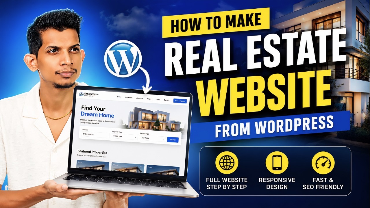 Real Estate Website WordPress Tutorial