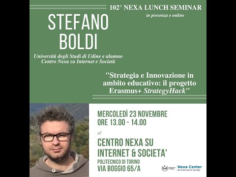 102° Nexa Lunch Seminar - Strategia e Innovazione in ambito educativo