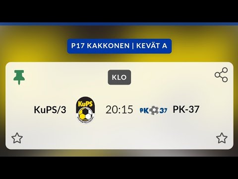 KuPS B3 - PK-37 1-0, 2. jakso (19.5.2023)