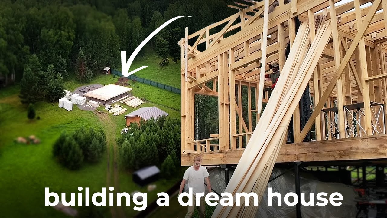 Construction of a frame house