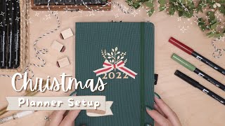 2022 Christmas Planner Setup | Feat. Ali Edwards December Daily | Holiday Planner