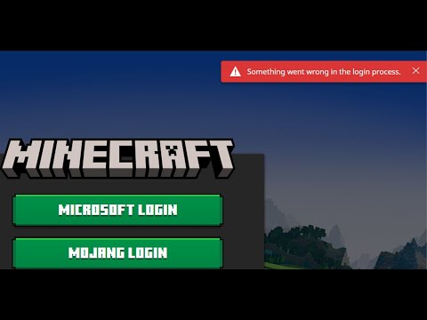 New Minecraft Launcher: Fix Microsoft Login Not Working Error Something Went Wrong In Login Process