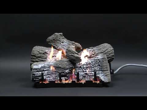 White Mountain Hearth Stacked Age Oak 30" Ventless Gas Log Set