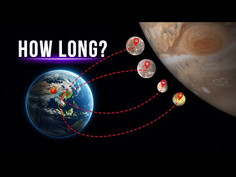 How Long Would It Take Us To Go To The Jupiter Moons?