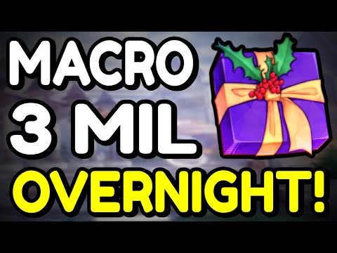 How To AFK FARM 3 MILLION Winter Presents OVERNIGHT! | Anime Vanguards Update 10.5!