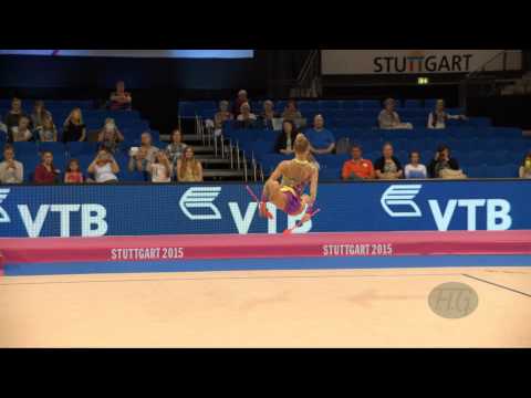 Laura JUNG (GER) 2015 Rhythmic Worlds Stuttgart - Qualifications Clubs