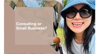 crossroad life decision - consulting or hustling small business